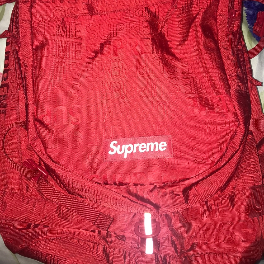 Supreme BackPack (SS19) (Red)